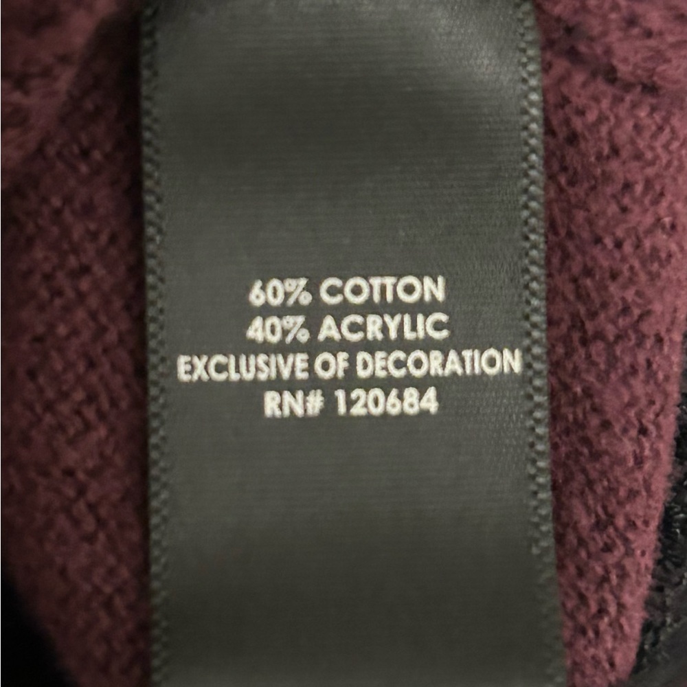 Torrid Burgundy V-Neck Lace Tunic - Picture 6 of 7